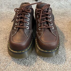 Dr. Martens Brown Leather Women's Boots